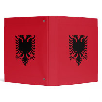 Albania Flag Avery Binder