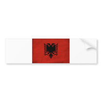 Albania Flag Bumper Stickers