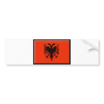 Albania Flag Bumper Stickers
