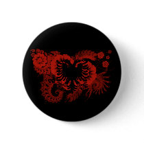 Albania Flag Pinback Buttons