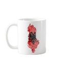 Albania Flag-color Map Customizable Mug by FlagAndMap Albania Flag-color Map Customizable Mug