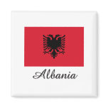 Albania Flag Design Fridge Magnets