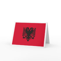 Albania Flag Greeting Card