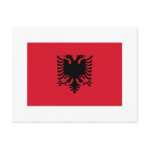 Albania FLAG International postcards by flagshirt Albania FLAG International postcards