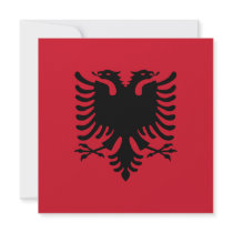 Albania Flag Invitation