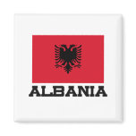 Albania Flag Refrigerator Magnets