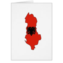 Albania flag map cards by FlagStore Albania flag map cards