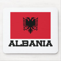 Albania Flag Mouse Mats