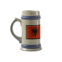 Albania Flag Coffee Mugs