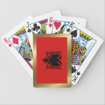 Albania Flag Playing Cards playing cards