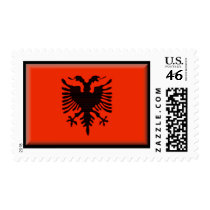 Albania Flag Postage Stamps