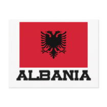 Albania Flag Postcards