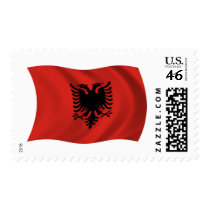 Albania Flag Stamps