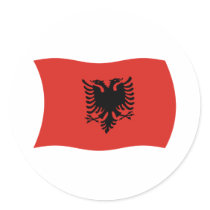 Albania Flag Sticker by livingflags Albania Flag Sticker