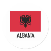 Albania Flag stickers by flagshirt Albania Flag stickers
