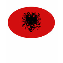 Albania Gnarly Flag T-Shirt
