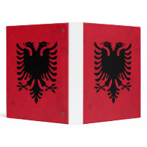 Albania Grunge Flag Binders