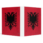 Albania Grunge Flag binders