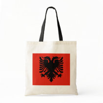 Albania High quality Flag Canvas Bag