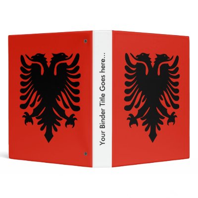 Albania High quality Flag Binder by representmycountry