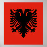 Albania High quality Flag Poster