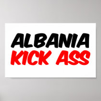 Albania Kick Ass Print
