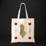 Albania Map Flag Border Bag