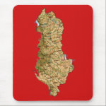 Albania Map Mousepad