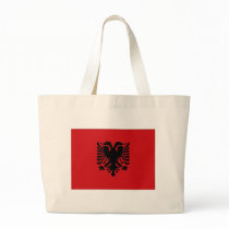 Albania National Flag Canvas Bag