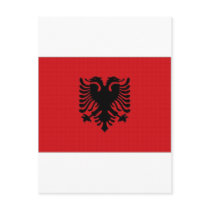 Albania National Flag Post Cards