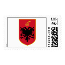 Albania Official Coat Of Arms Heraldry Symbol Postage Stamps