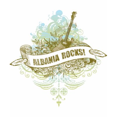 Albania Rocks T-shirts by teyes143