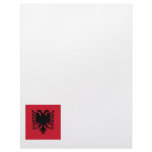 Albania Square Flag Custom Letterhead