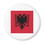 Albania Square Flag Refrigerator Magnet