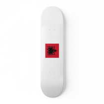 Albania Square Flag Skate Board Deck