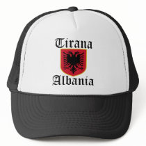 Albania Tirana Coat of Arms Mesh Hat