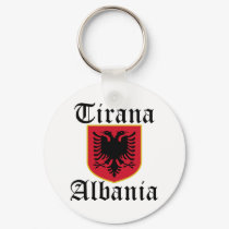 Albania Tirana Coat of Arms keychains by allworldtees Albania Tirana Coat of Arms keychains