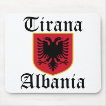 Albania Tirana Coat of Arms Mouse Pads