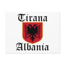 Albania Tirana Coat of Arms Post Card