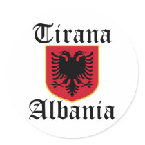 Albania Tirana Coat of Arms Sticker
