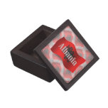 Albania Waving Flag Premium Trinket Boxes
