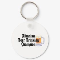 Albanian Beer Drinking Champion keychains