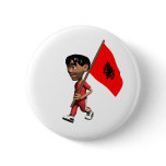 Albanian Boy Pinback Buttons