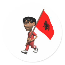 Albanian Boy stickers by worldtees Albanian Boy stickers