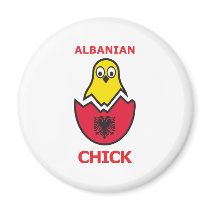 Albanian Chick Fridge Magnets