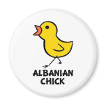 Albanian Chick Refrigerator Magnet