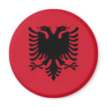 Albanian Eagle Magnet Red