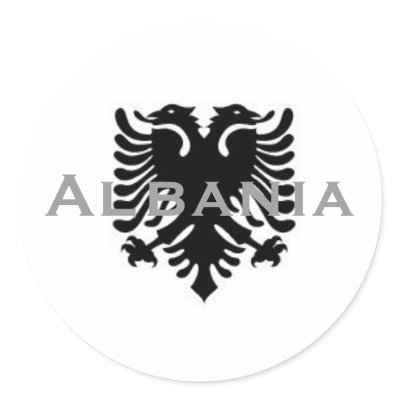 Albanian Eagle Sticker 2 by joshuaott