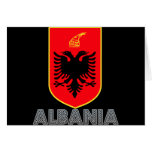 Albanian Emblem Card