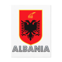 Albanian Emblem postcards by FlagStore Albanian Emblem postcards
